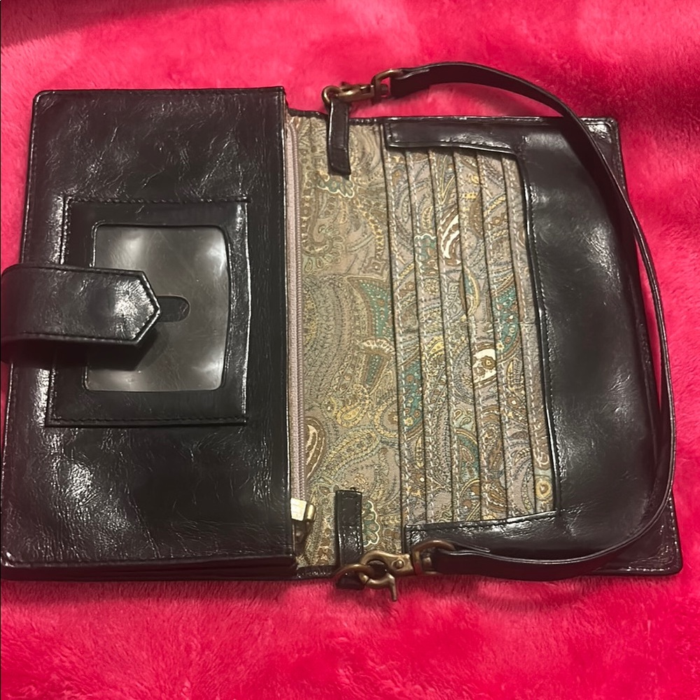 HOBO Black Leather Women's Wallet